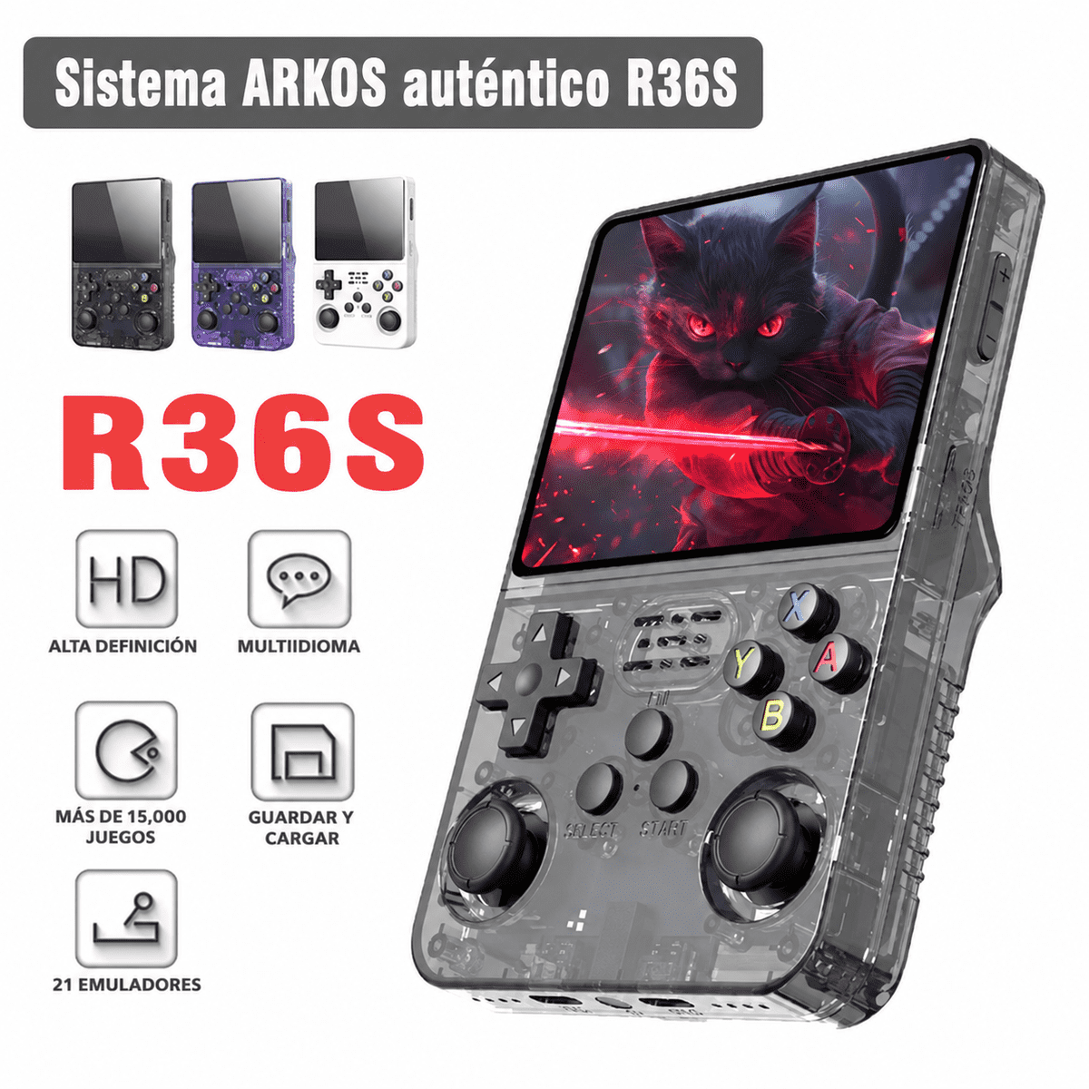 ARKOS R36S Consola Retro + 15.000 Juegos